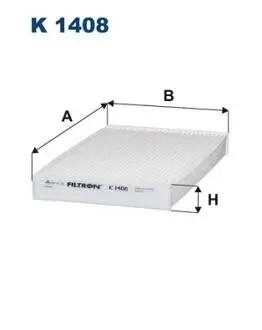 Фильтр салона FILTRON K1408