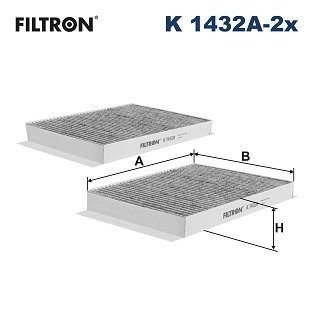 Фільтр салону FILTRON K1432A-2X (фото 1)