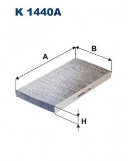 Фильтр салона FILTRON K1440A