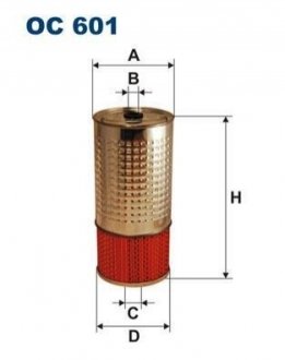 Масляний фільтр FILTRON OC601