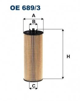 Масляный фильтр FILTRON OE689/3