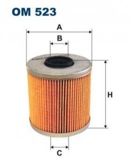 Масляний фільтр FILTRON OM523 (фото 1)