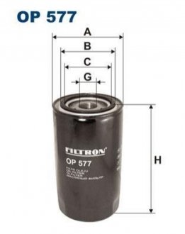 Масляний фільтр, масляний фільтр акпп FILTRON OP577 (фото 1)