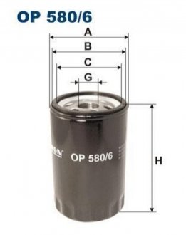 Масляный фильтр FILTRON OP580/6 (фото 1)