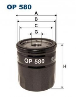 Масляний фільтр FILTRON OP580 (фото 1)