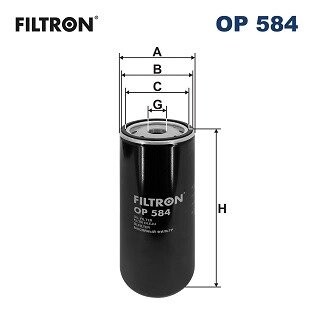 Масляный фильтр FILTRON OP584