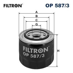 Масляний фільтр FILTRON OP587/3