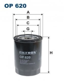 Масляний фільтр FILTRON OP620 (фото 1)