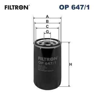 Масляный фильтр FILTRON OP647/1