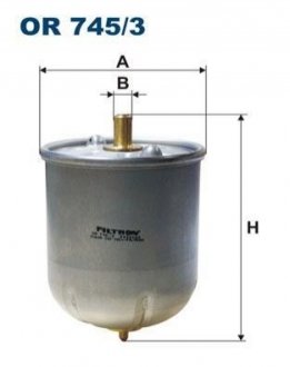 Масляний фільтр FILTRON OR745/3 (фото 1)