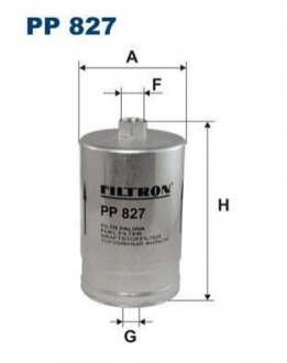 Паливний фільтр FILTRON PP827 (фото 1)