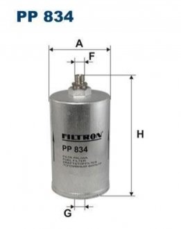 Топливный фильтр FILTRON PP834 (фото 1)