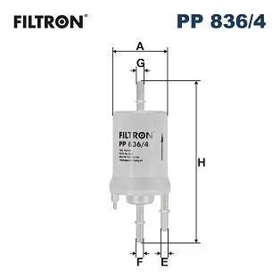 Топливный фильтр FILTRON PP836/4