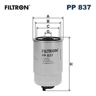 Топливный фильтр FILTRON PP837