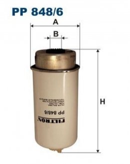 Топливный фильтр FILTRON PP848/6