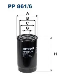 Топливный фильтр FILTRON PP861/6
