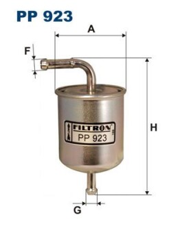 Фильтр топливный FILTRON PP923