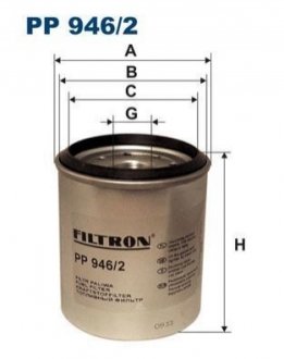 Топливный фильтр FILTRON PP946/2