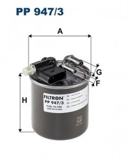 Топливный фильтр FILTRON PP947/3