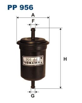 Фільтр палива wf8227 FILTRON PP956