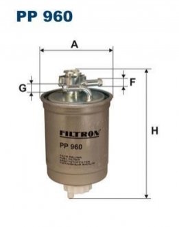 Топливный фильтр FILTRON PP960 (фото 1)