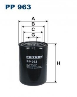 Паливний фільтр FILTRON PP963