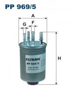Топливный фильтр FILTRON PP969/5 (фото 1)