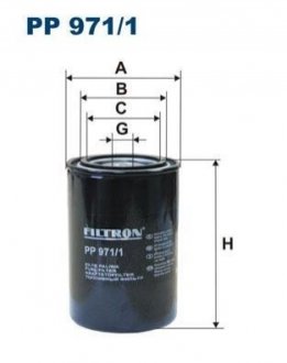Топливный фильтр FILTRON PP971/1 (фото 1)