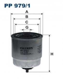 Топливный фильтр FILTRON PP979/1 (фото 1)
