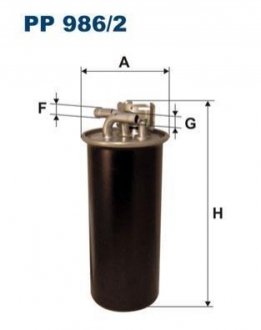 Топливный фильтр FILTRON PP986/2