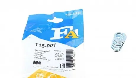 Пружина, глушитель FISHER 115-901