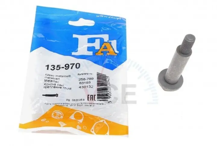 Болт, система выпуска FISHER 135-970 (фото 1)