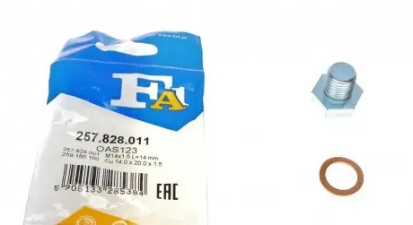 Резьбовая пробка, масляный поддон FISHER 257.828.011