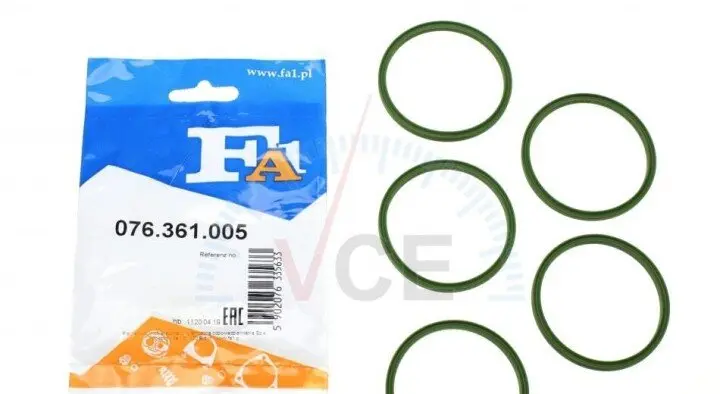 Фото 1 - Ущільнювальна прокладка патрубка інтеркулера vw caddy iii/t5 03- (54x61.30x4.50) (к-кт 5шт) FISHER 076.361.005 Ущільнювальна прокладка патрубка інтеркулера vw caddy iii/t5 03- (54x61.30x4.50) (к-кт 5шт) FISHER 076.361.005 (фото 1)