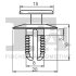 Кліпса кріплення облицювання (к-кт 10 шт) BMW/MB/Mitsubishi/Smart/Volvo 90- FISHER 10-20002.10 (фото 2)