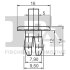 Клипса крепления обшивки (к-кт 10шт) Audi/Skoda/VW FISHER 11-20009.10 (фото 2)