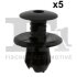 Кліпса кріплення обшивки (к-кт 5 шт) VW Golf VI/VPassat B5/B6/B7/T4/T5/T6 97- FISHER 11-30008.5 (фото 1)