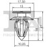 Кліпса кріплення обшивки дверей (к-кт 5 шт) VW T5/T6 03 FISHER 11-40003.5 (фото 2)