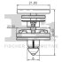 Кліпса кріплення обшивки дверей (к-кт 10 шт) Audi A4/A5/Q5/Q7/VW Caddy FISHER 11-40022.10 (фото 2)