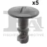 Болт защиты крышки двигателя (к-кт 5шт) VW Passat 96-05 FISHER 11-40094.5 (фото 1)