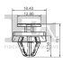 Кліпса кріплення обшивки дверей (к-кт 10шт) Citroen/Peugeot/Renault FISHER 21-40031.10 (фото 2)