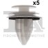 Кліпса кріплення обшивки (к-кт 5шт) Toyota Avensis/Camry/Corolla/Yaris 00- FISHER 21-40035.5 (фото 1)