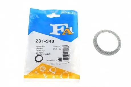 Уплотнительное кольцо, труба выхлопного газа FISHER 231-948