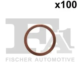 Fischer подкладка (шайба) медная 14x18x1,5мм (773.520602.290) FISHER 347.980.100