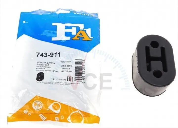 Кронштейн, система выпуска ог FISHER 743-911 (фото 1)