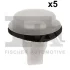 Клипса крепления (к-кт 5шт) Fiat Sedici 06-14/Suzuki SX4 07- FISHER 76-40009.5 (фото 1)