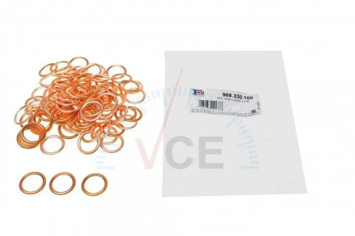 Уплотнительное кольцо, резьбовая пр; уплотнительное кольцо FISHER 968.330.100 (фото 1)