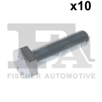 Винт m10x1,25 l40 8,8 /kpl.10шт/ FISHER 982-F10-040.10