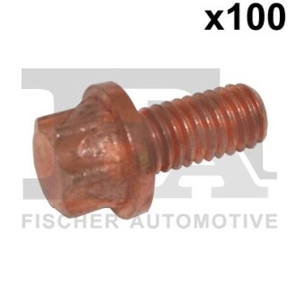 Болт с головкой системы TORX из черного металла FISHER 982-T06-512.100 (фото 1)