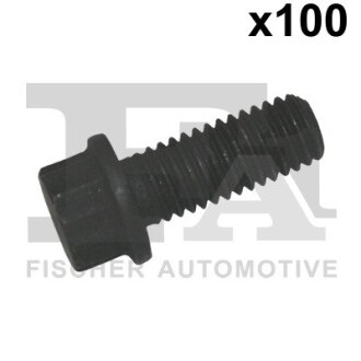 Болт с головкой системы TORX из черного металла FISHER 982-T08-121.100